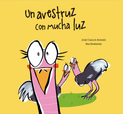 Un avestruz con mucha luz