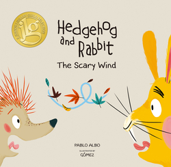 Hedgehog and rabbit. The scary wind.