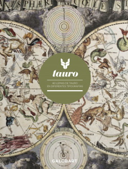 Tauro-60 lemas de tauro en diferentes tipografias
