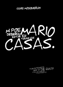 MI POEMARIO DEBERÍA ESTAR EN TODAS LAS CASAS