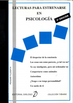 LECTURAS PARA ESTRENARSE EN PSICOLOGIA
