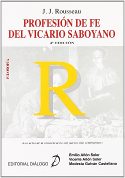 Rousseau.Profesión De Fé Del Vicario Saboyano
