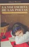 La voz escrita de las poetas. Antología: de las ja