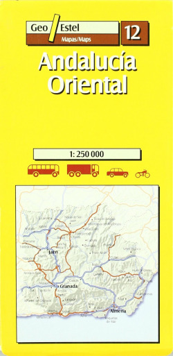 Andalucía oriental, 1:250.000, 1 CM = 2,5 KM
