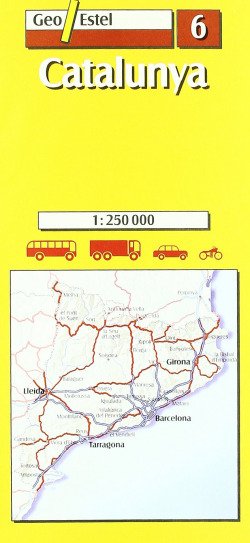 Catalunya 1:250.000, 1 cm=2,5 Km