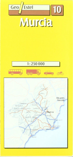 Murcia, 1:250.00, 1 cm = 2,5 km