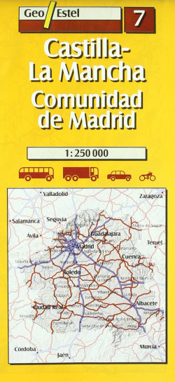 Castilla-La Mancha, (Comunidad de Madrid) 1:250.000, 1 cm=2,5 Km