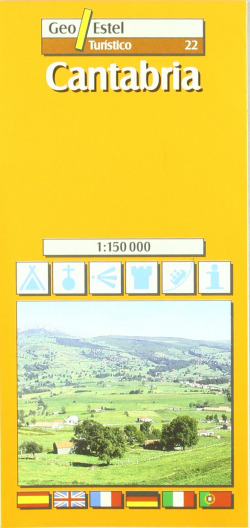 Cantabria, 1:150 000 / 1 cm = 1,5 Km