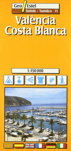 València / Costa Blanca, 1:150 000 / 1 cm = 1,5 Km