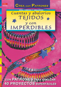 Cuentas y abalorios tejidos con imperdibles