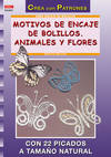 Motivos de encaje de bolillos. Animales y flores