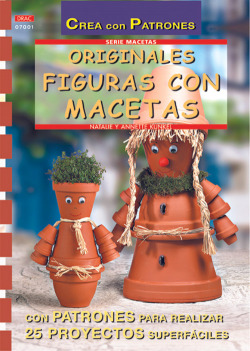 Originales figuras con macetas