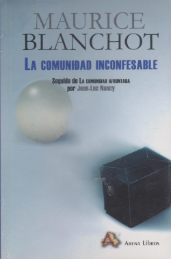 La comunidad inconfesable