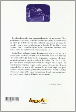Hegel, la inquietud de lo negativo