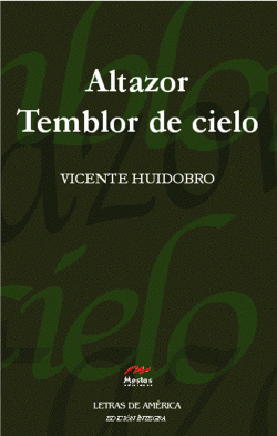 Altazor. Temblor de cielo