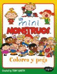 Colorea y pega. los mini monstruos