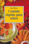 Comida rapida para niños