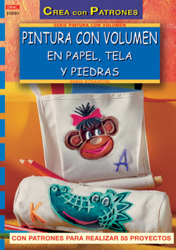 Pintura con volumen en papel tela y piedras