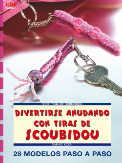 Serie scoubidou nº 1. divertirse anudando con tiras de scoubidou