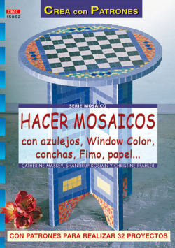 Serie mosaico nº 2. hacer mosaicos con azulejos, window color, conchas, fimo, pa