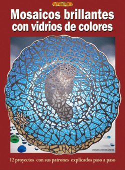 Mosaicos brillantes con vidrios de colores