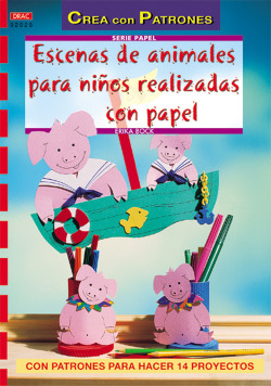 Escenas de animales para niños realizadas con papel
