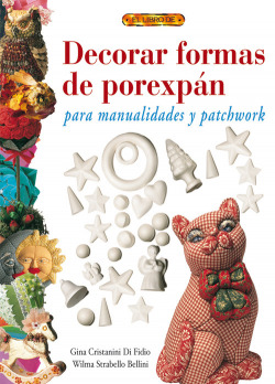 Decorar formas de porexpan para manualidades y patchwork