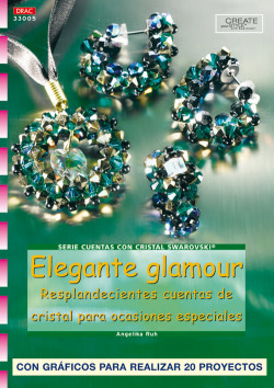 Elegante glamour.resplandecientes cuentas cristal para..