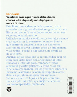 Veintidós consejos sobre tipografía
