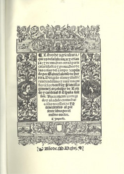 LIBRO DE AGRICULTURA