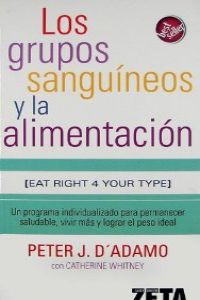 Los grupos sanguineos y la alimentacion