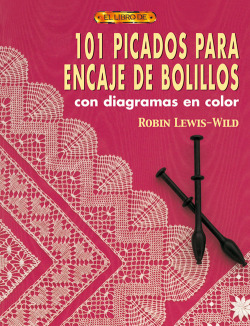 101 picados para encaje de bolillos con diagramas a color