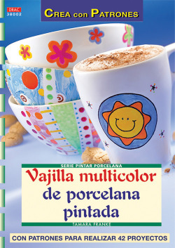 Vajilla multicolor porcelana pintada