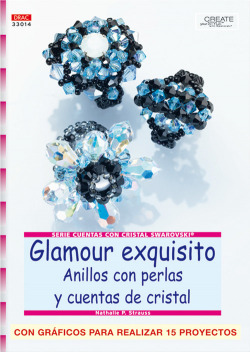 Glamour exquisito.Anillos con perlas y cuentas de cristal