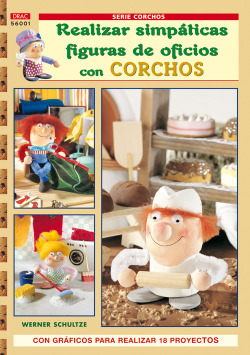 Realizar simpaticas figuras de oficios con corchos