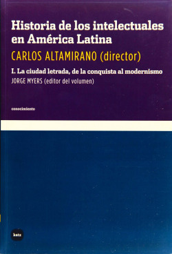 HA.INTELECTUALES EN AMERICA LATINA I