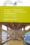 Personas con discapacidad y acceso servicios educativos