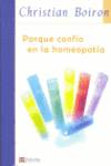 Porque confío en la homeopatía