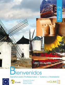 BIENVENIDOS 2 LIBROS ALUMNO +CD