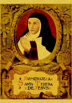 Homenaje a santa teresa de jesús