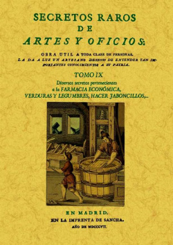 Secretos raros de artes y oficios. Vol.IX