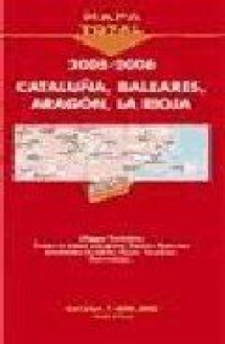 MAPA DE CARRETERAS CATALUÑA BALEARES ARAGON LA RIOJA