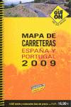 Mapa de carreteras España y Portugal, E 1:350.000
