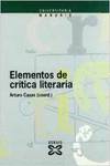 Elementos de crítica literaria