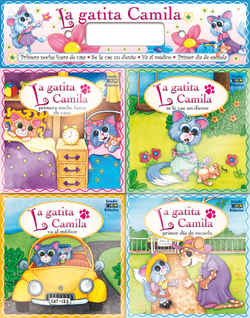 GEstuche 4 libros: La gatita Camila