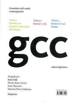 Gramàtica del catalá contemporani