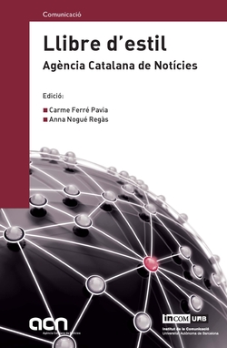 Llibre d'estil. Agéncia Catalana de Notícies