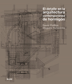 Detalle arquitectura contemporánea de hormigón