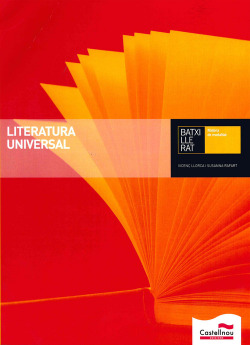 LITERATURA UNIVERSAL (BATXILLERAT) (+CD)