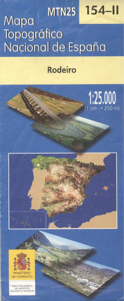 MTN 25. Hoja 154-II, Rodeiro